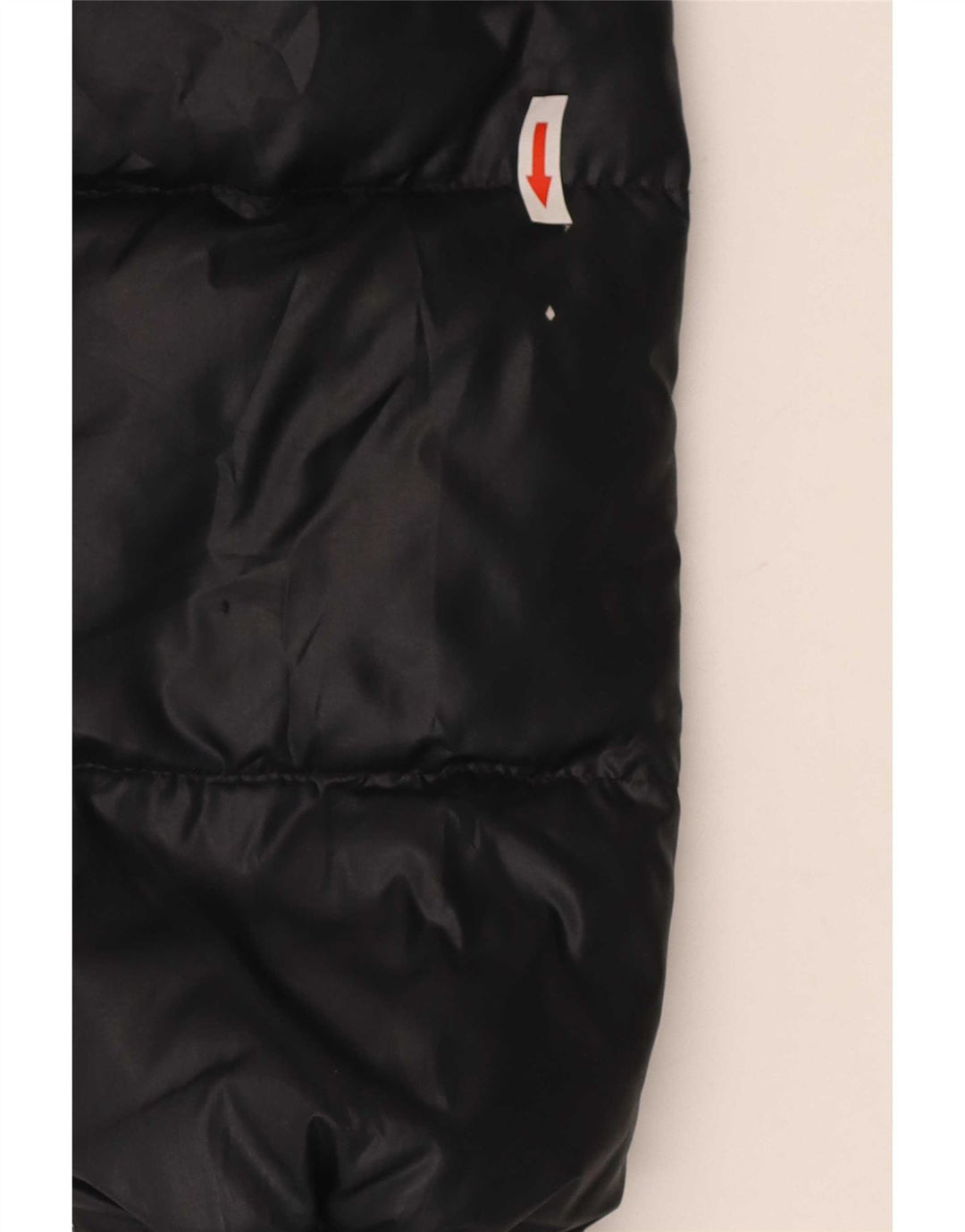Champion Womens Hooded Padded Jacket UK 10 Small Black Polyester