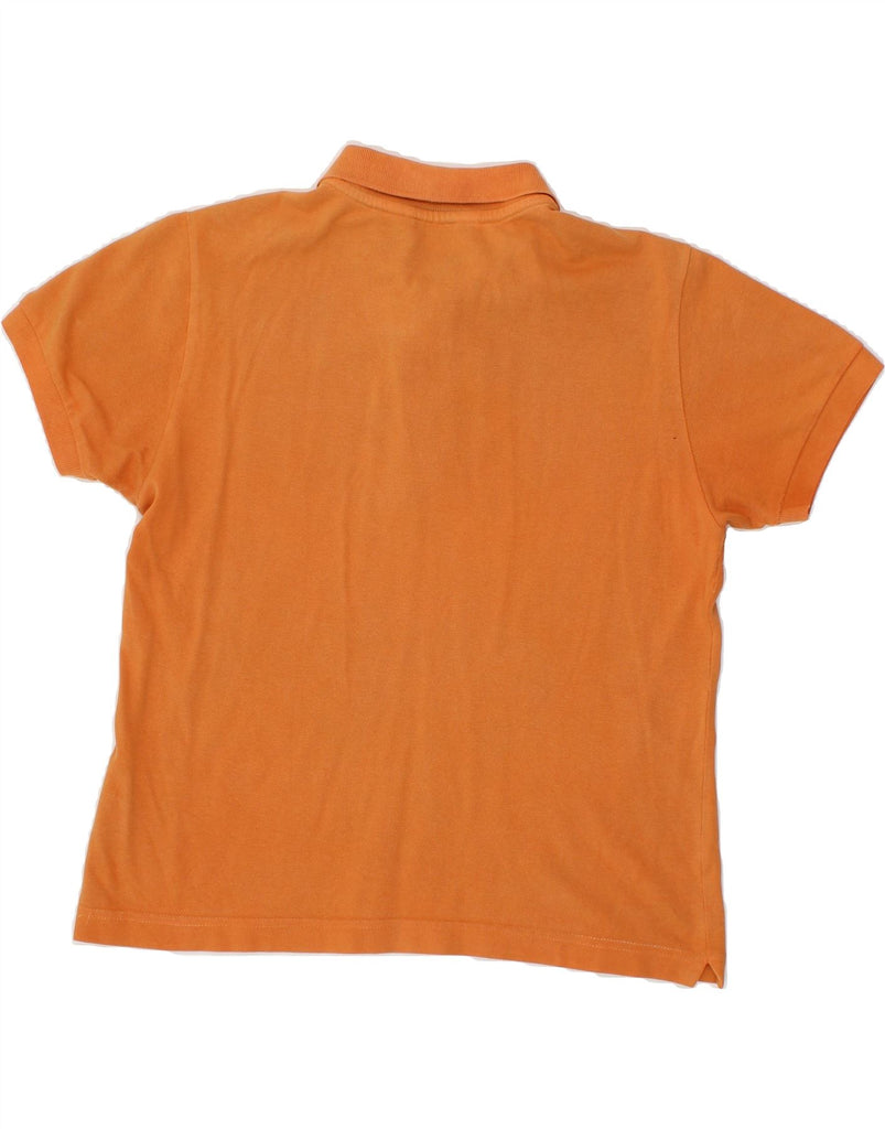 KAPPA Womens Polo Shirt UK 14 Medium Orange Cotton Vintage Kappa and Second-Hand Kappa from Messina Hembry 
