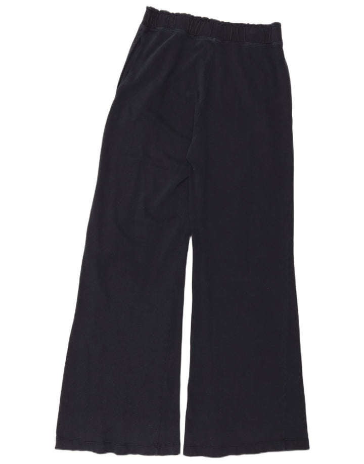 Zara Womens Wide Leg Trousers UK 14 Medium  Navy Blue