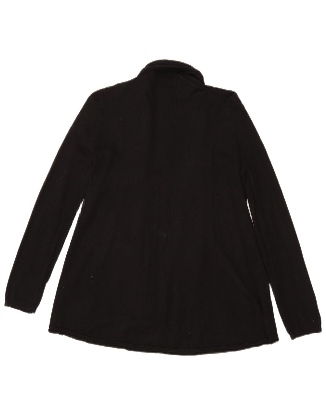 Zara Womens Open Cardigan Sweater UK 10 Small Black Viscose