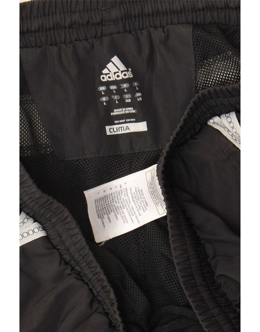 Adidas Mens Clima 365 Bermuda Sport Shorts Large Black Polyester