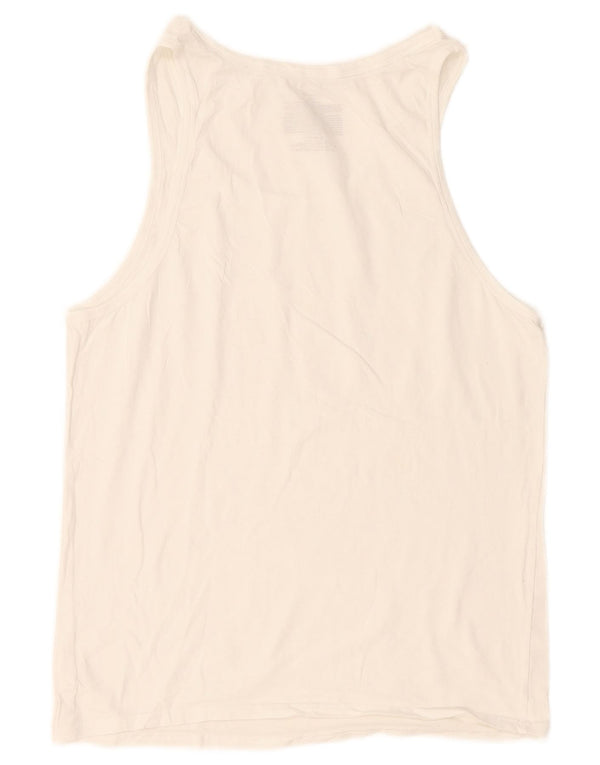 Calvin Klein Mens Vest Top Medium White Cotton