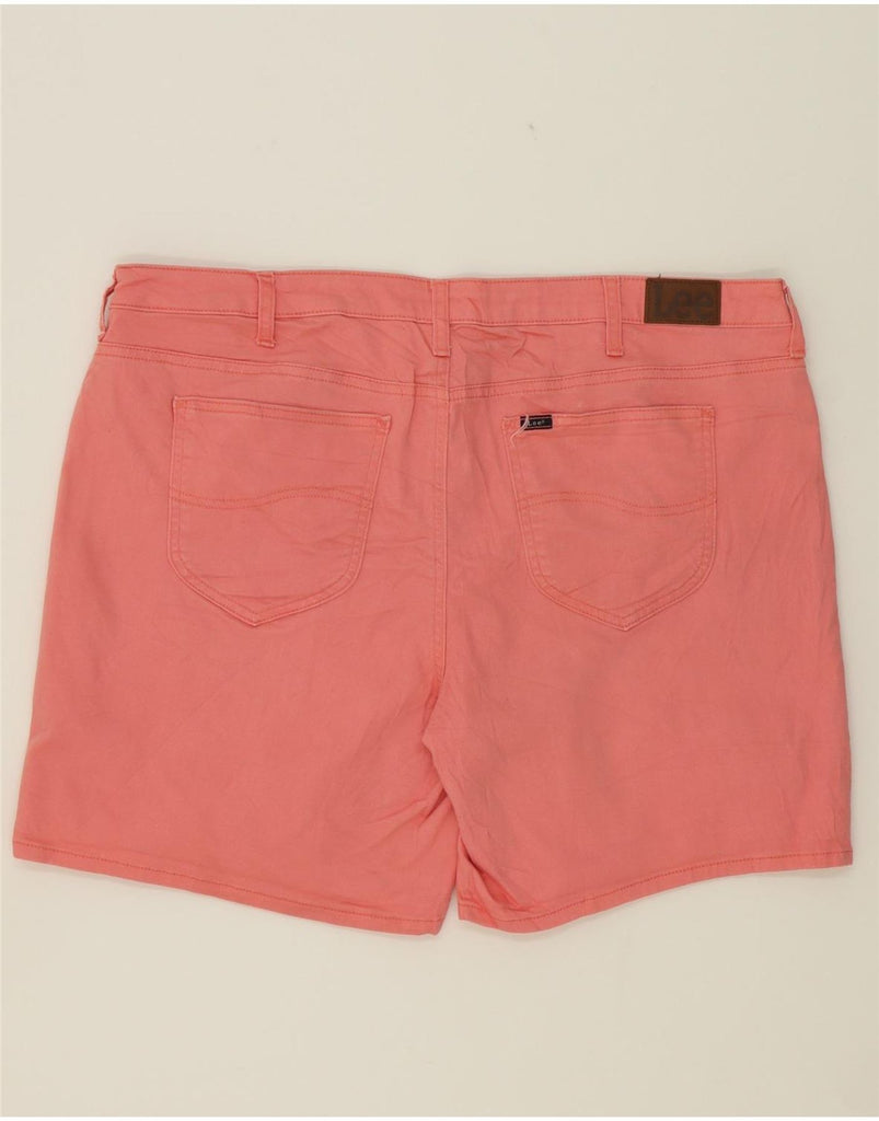 LEE Womens Mid Rise Regular Fit Casual Shorts US 22 3XL W44  Pink Cotton Vintage Lee and Second-Hand Lee from Messina Hembry 