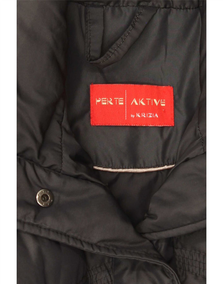 Perte by Krizia Womens Padded Jacket UK 12 Medium Black