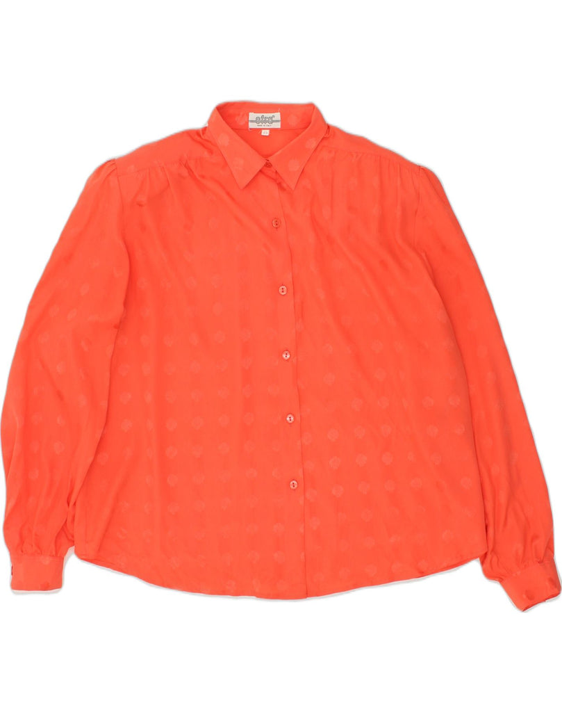 VINTAGE Womens Shirt IT 48 XL Orange | Vintage Vintage | Thrift | Second-Hand Vintage | Used Clothing | Messina Hembry 