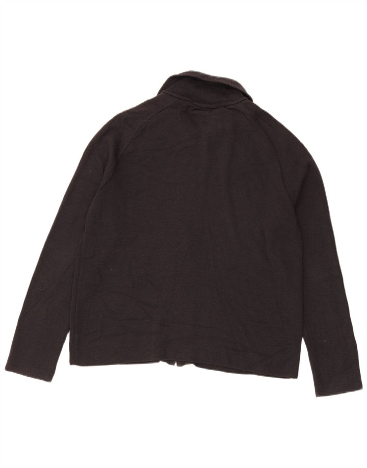 Zara Mens Cardigan Sweater Medium Grey