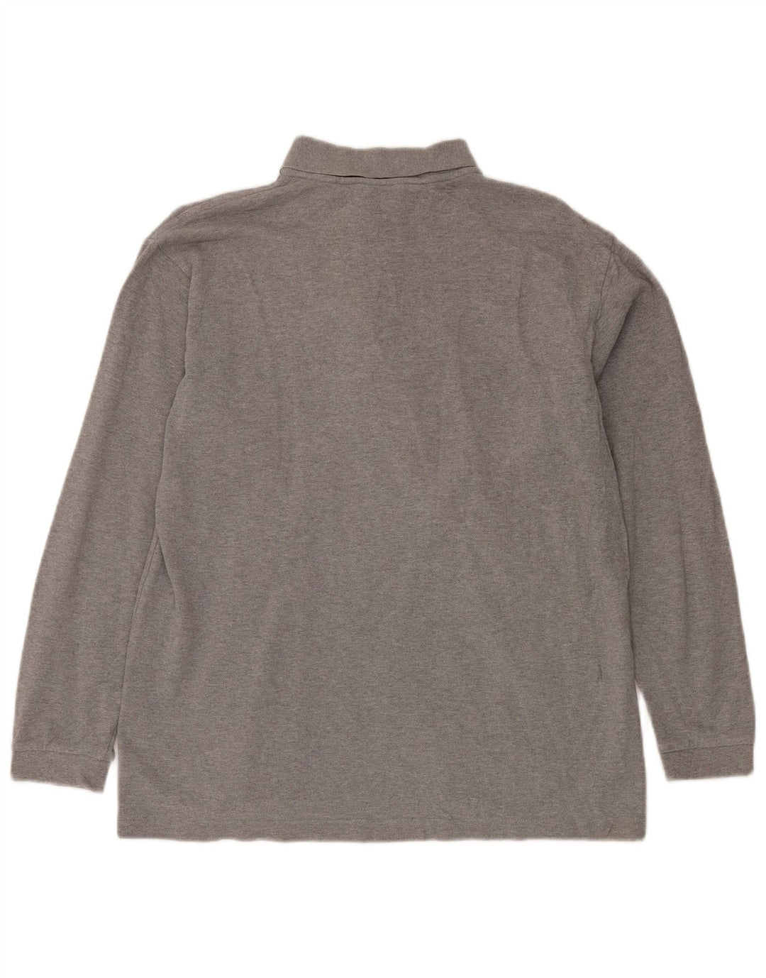KAPPA Mens Long Sleeve Polo Shirt Large Grey