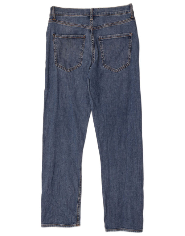 Zara Womens Straight Jeans EU 40 Medium W30 L27 Blue Cotton