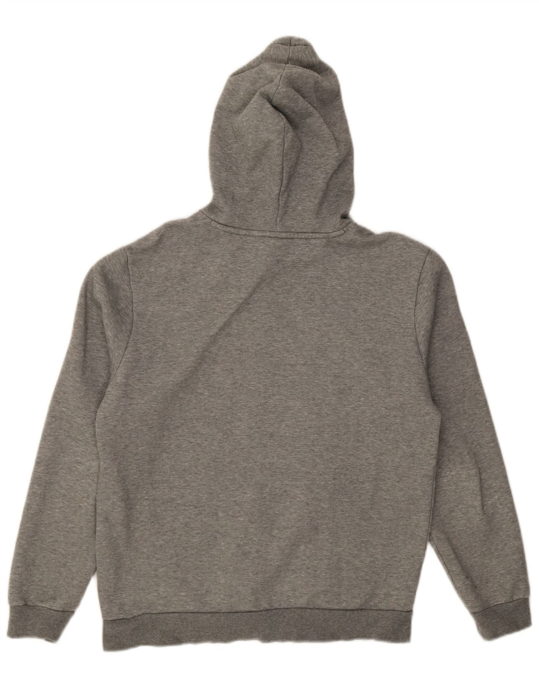 Puma Mens Graphic Hoodie Jumper Small Grey Cotton