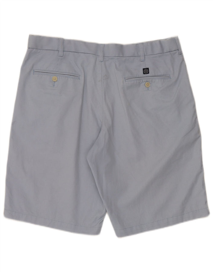 MARKS & SPENCER Mens Blue Harbour Chino Shorts W36 Large Blue Cotton