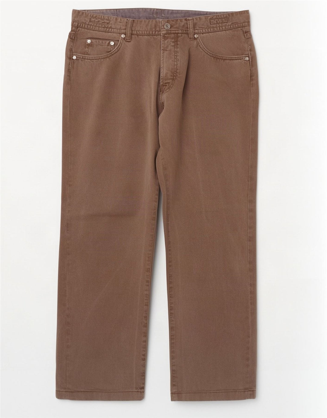 Massimo Dutti Mens Straight Jeans EU 48 XL W38 L29 Brown