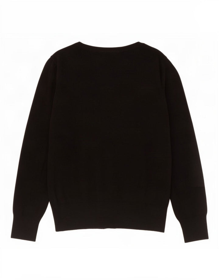 Marks & Spencer Womens Cardigan Sweater UK 10 Small Black