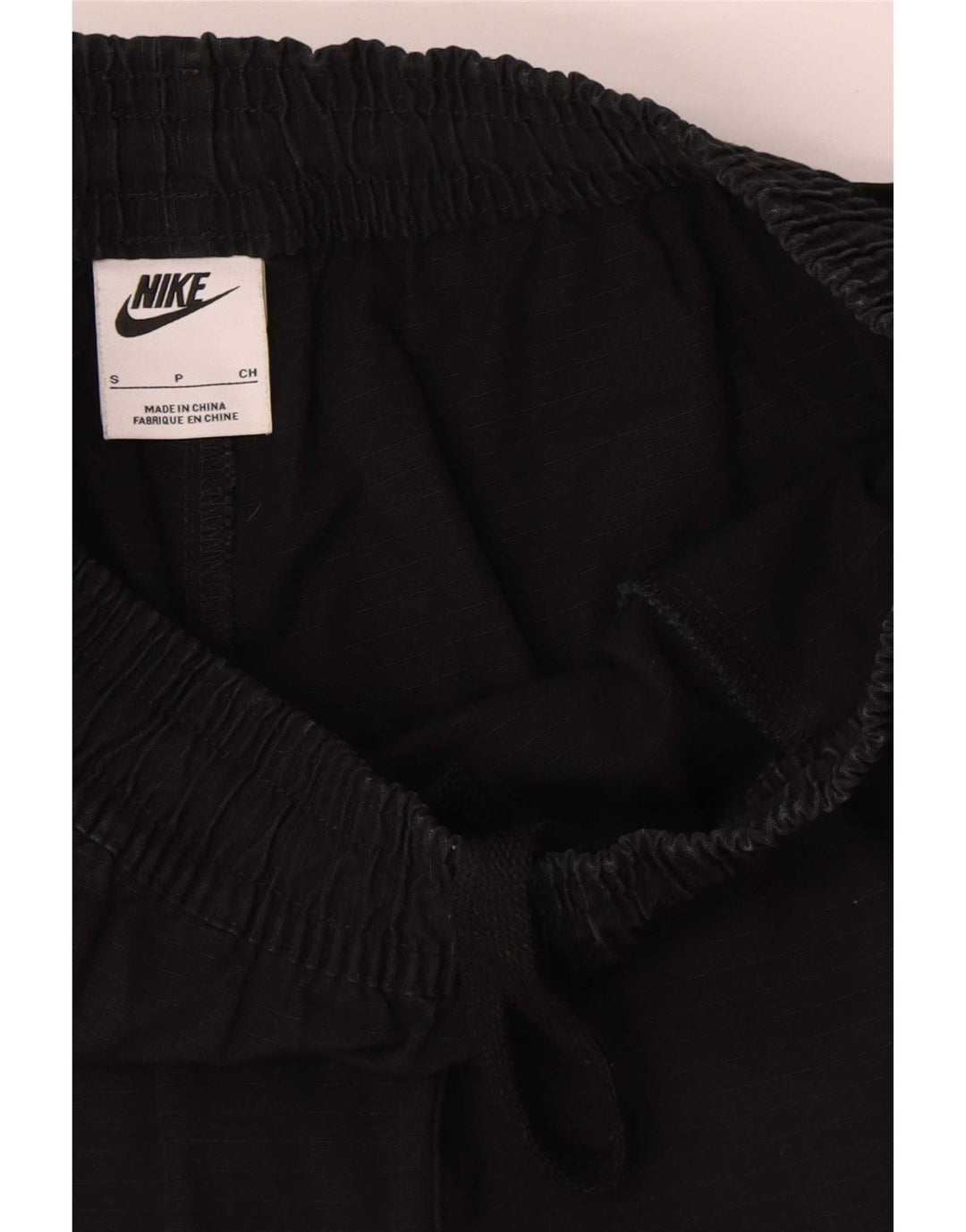 Nike Mens Cargo Shorts Small W27 Black Cotton