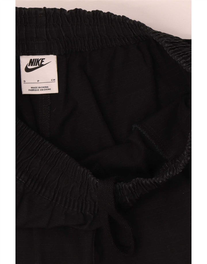 Nike Mens Cargo Shorts Small W27 Black Cotton