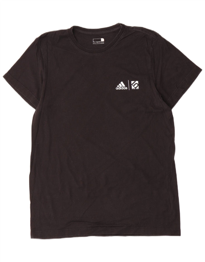 Adidas Mens Graphic T-Shirt Top Large Black Cotton