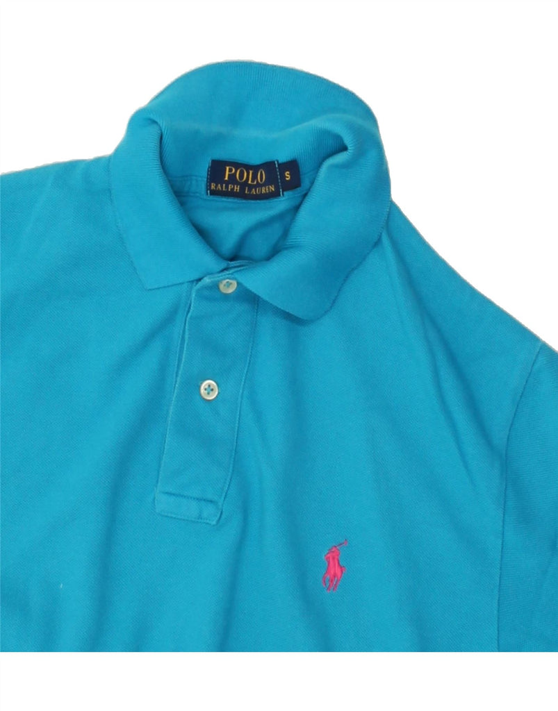 POLO RALPH LAUREN Mens Polo Shirt Small Blue Cotton | Vintage Polo Ralph Lauren | Thrift | Second-Hand Polo Ralph Lauren | Used Clothing | Messina Hembry 