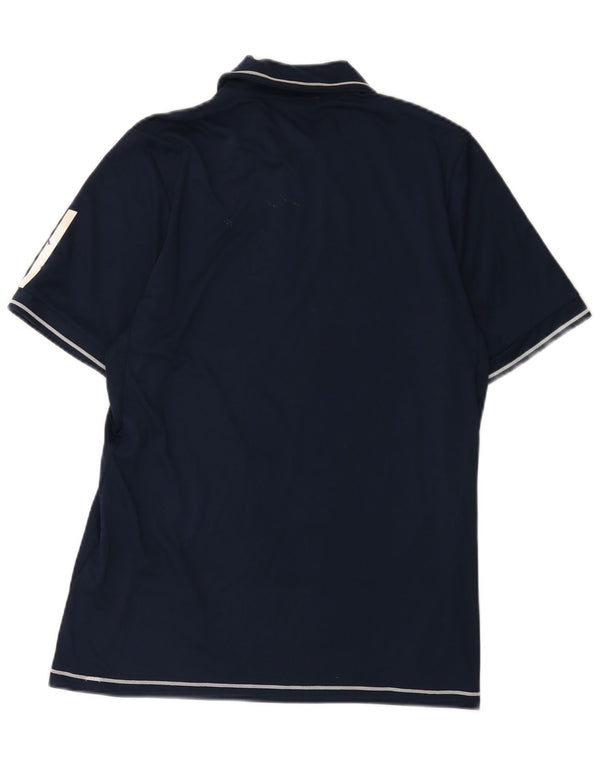 Adidas Mens Climacool Polo Shirt Small Navy Blue Polyester