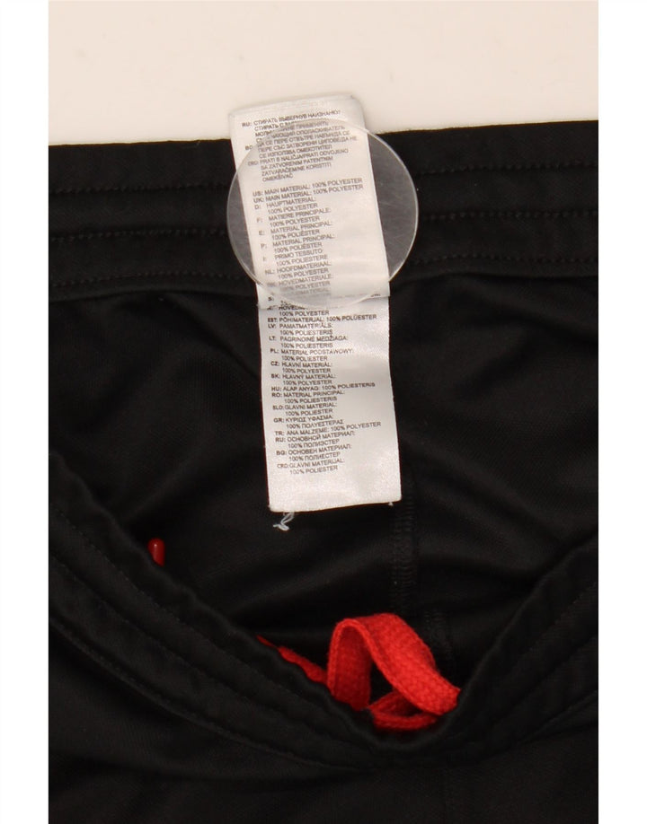 Adidas Mens Tracksuit Trousers Small Black Polyester