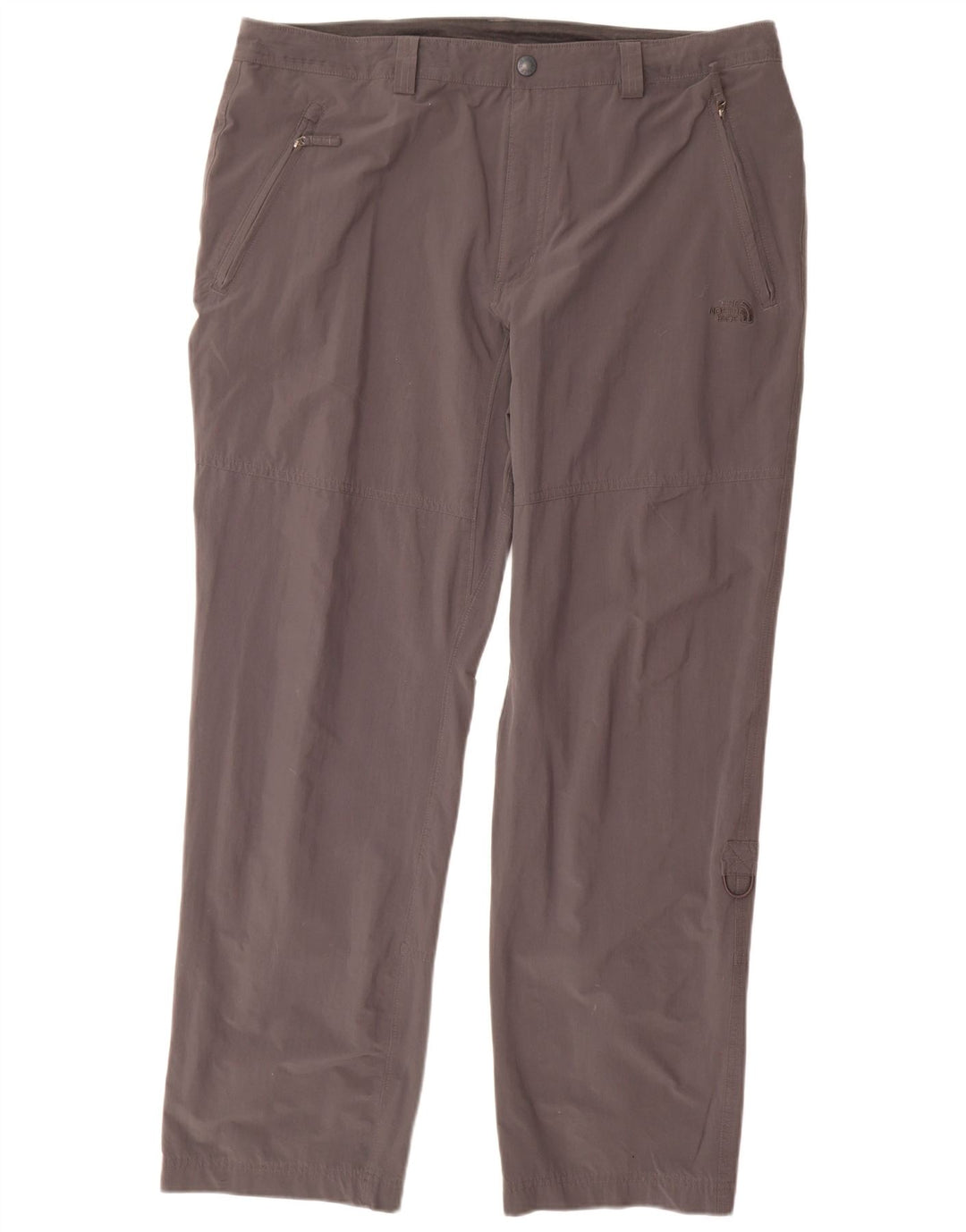 The North Face Mens Straight Cargo Trousers W38 L33 Grey Nylon