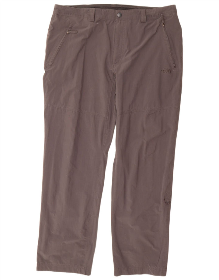 The North Face Mens Straight Cargo Trousers W38 L33 Grey Nylon