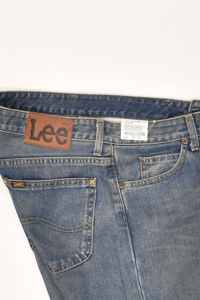 LEE Mens Straight Jeans W30 L33  Blue Cotton | Vintage Lee | Thrift | Second-Hand Lee | Used Clothing | Messina Hembry 