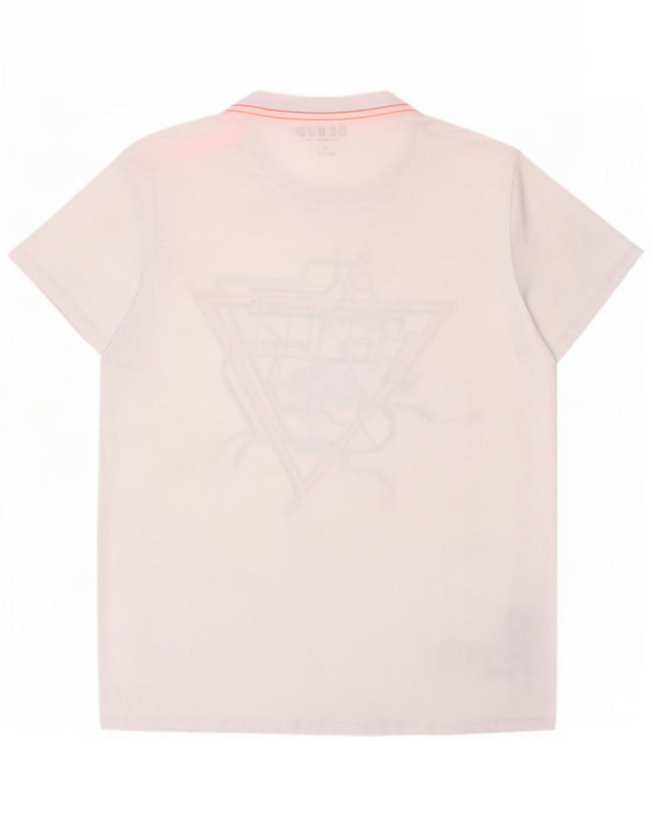 Guess Boys Graphic T-Shirt Top 13-14 Years White