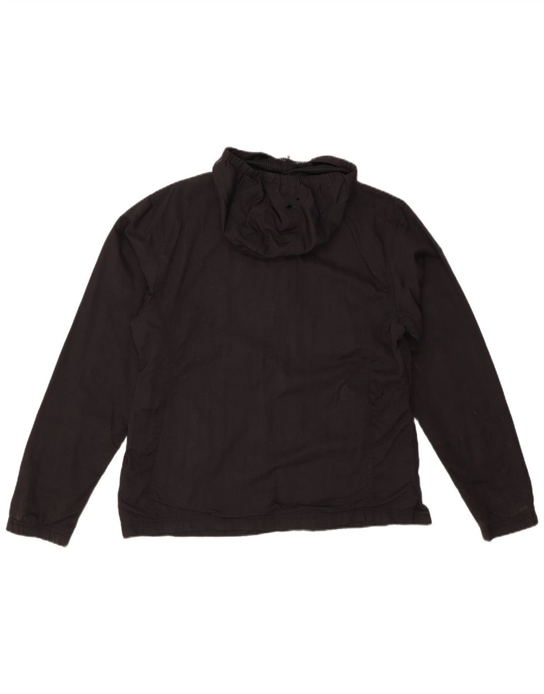 PUMA Womens Hooded Anorak Jacket UK 14 Large Black Nylon