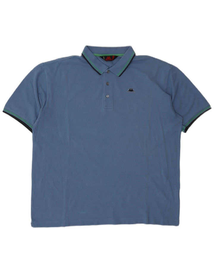 Kappa Mens Polo Polo Shirt 2XL Blue