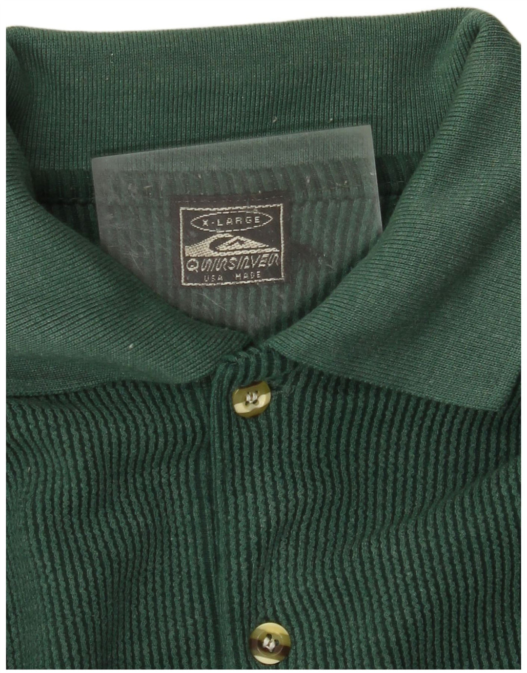 QUIKSILVER Womens Polo Dress UK 18 XL Green Cotton