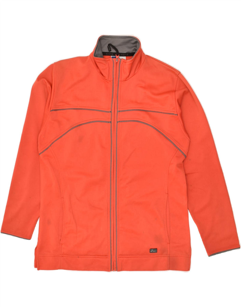 ASICS Mens Tracksuit Top Jacket Small Orange | Vintage Asics | Thrift | Second-Hand Asics | Used Clothing | Messina Hembry 