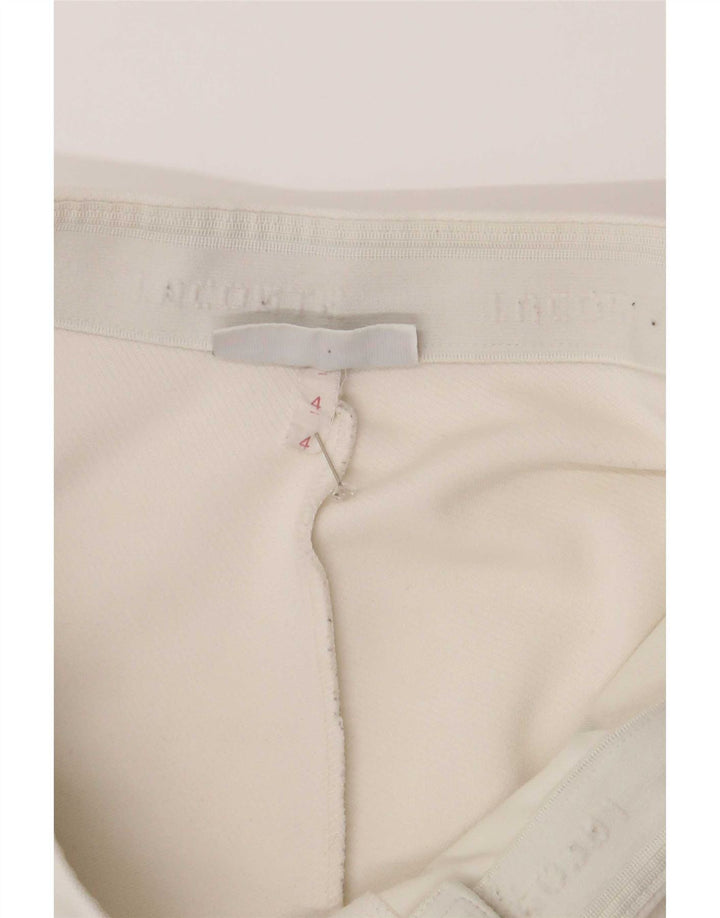 Lacoste Mens Shorts Size 4 Medium W30 White Polyester