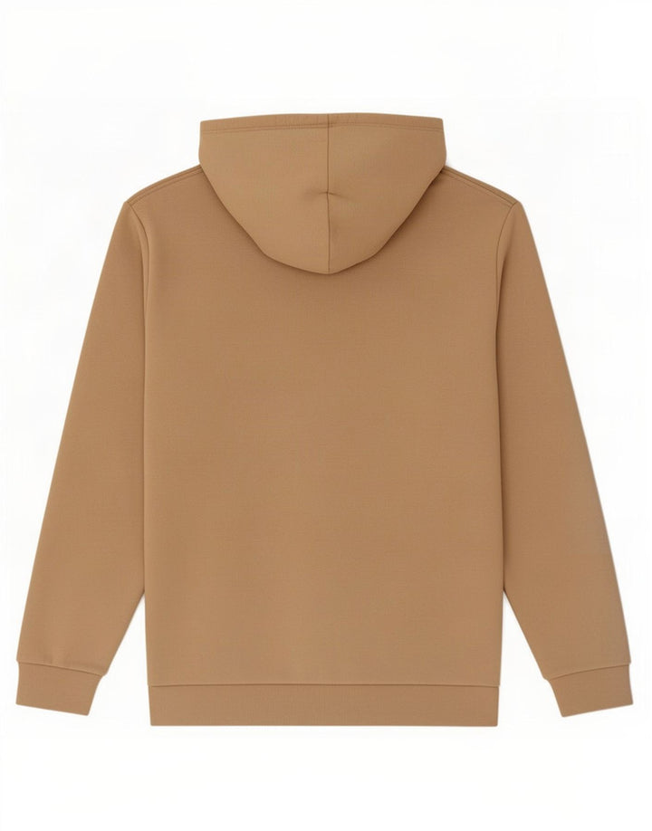 Adidas Mens Hoodie Jumper Medium Beige Cotton