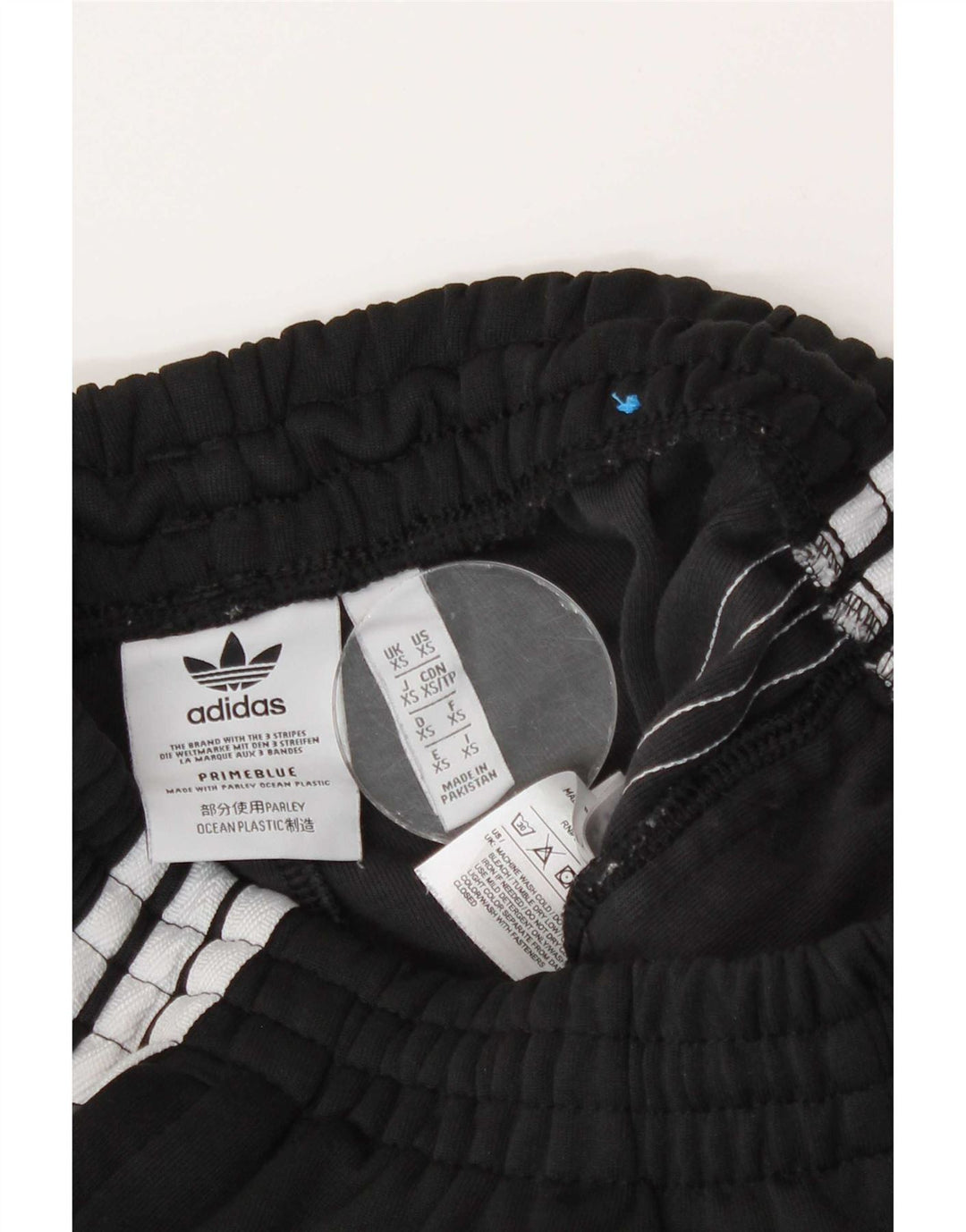 Adidas Mens Tracksuit Trousers Joggers XS Black Polyester