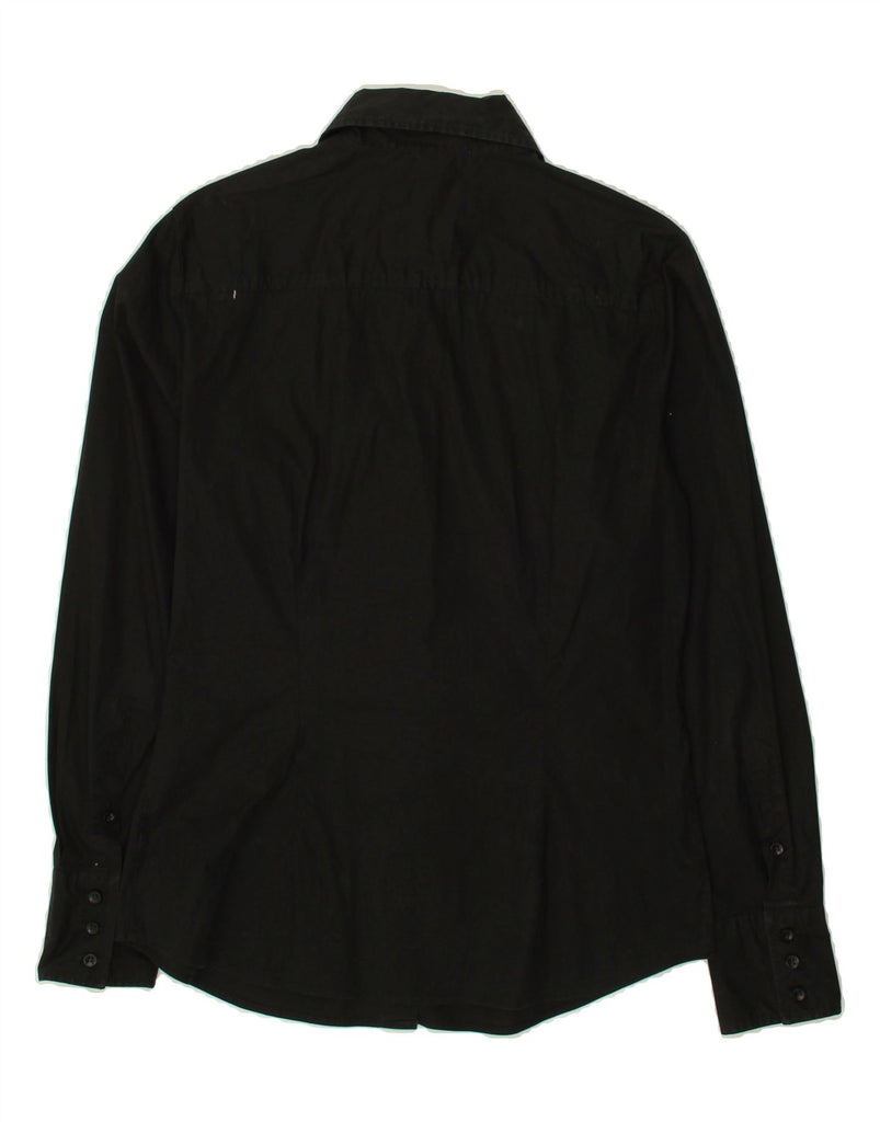 MAX MARA Womens Weekend Shirt UK 12 Medium Black Vintage Max Mara and Second-Hand Max Mara from Messina Hembry 