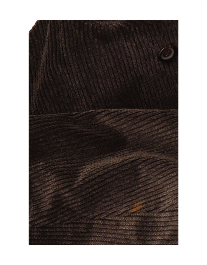 DANIEL HECHTER Mens Corduroy Jacket IT 48 Medium Black Cotton