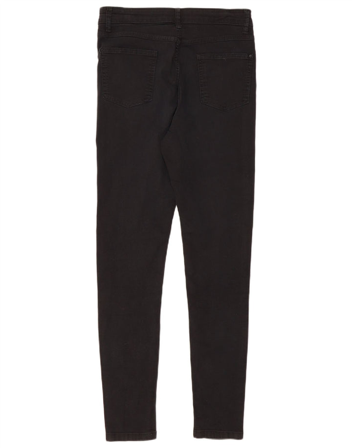Marks & Spencer Womens Jegging Jeans UK 12 Medium W32 L31 Black Cotton