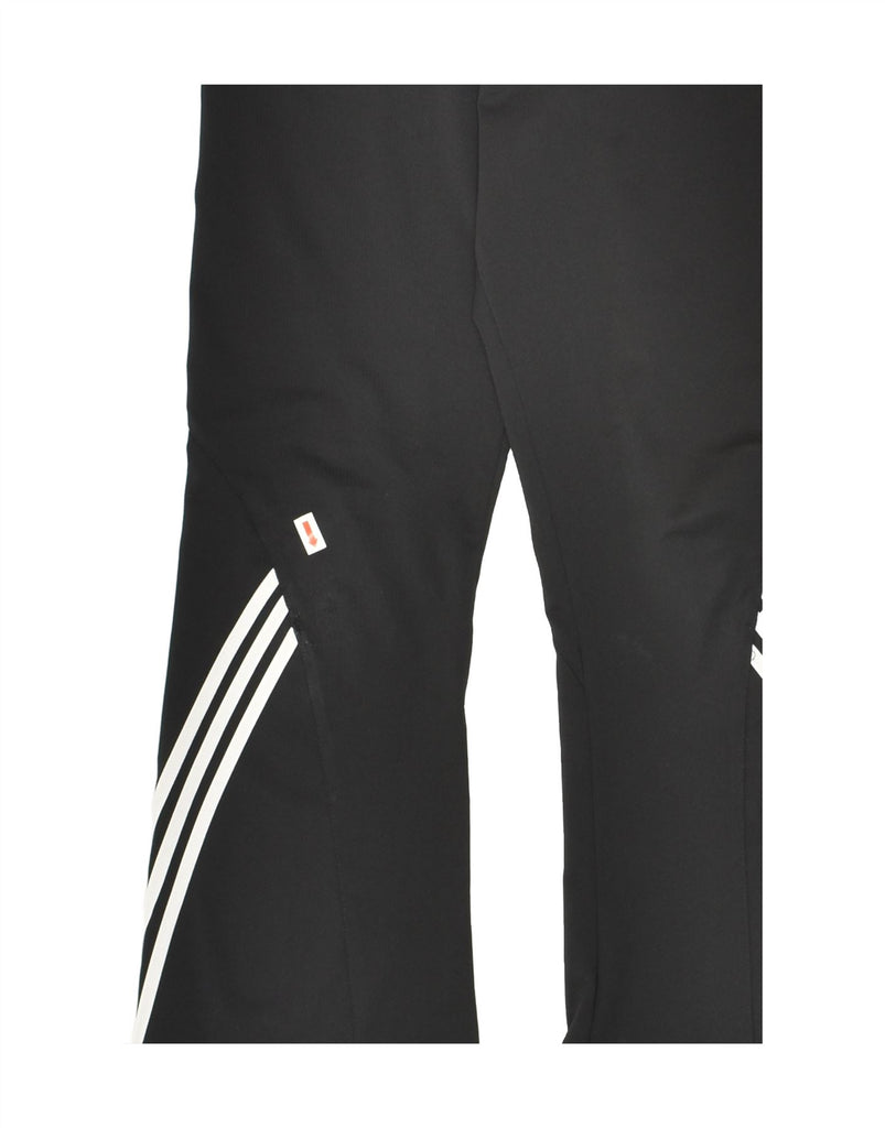 ADIDAS Girls Tracksuit Trousers 7-8 Years Black Polyester | Vintage Adidas | Thrift | Second-Hand Adidas | Used Clothing | Messina Hembry 