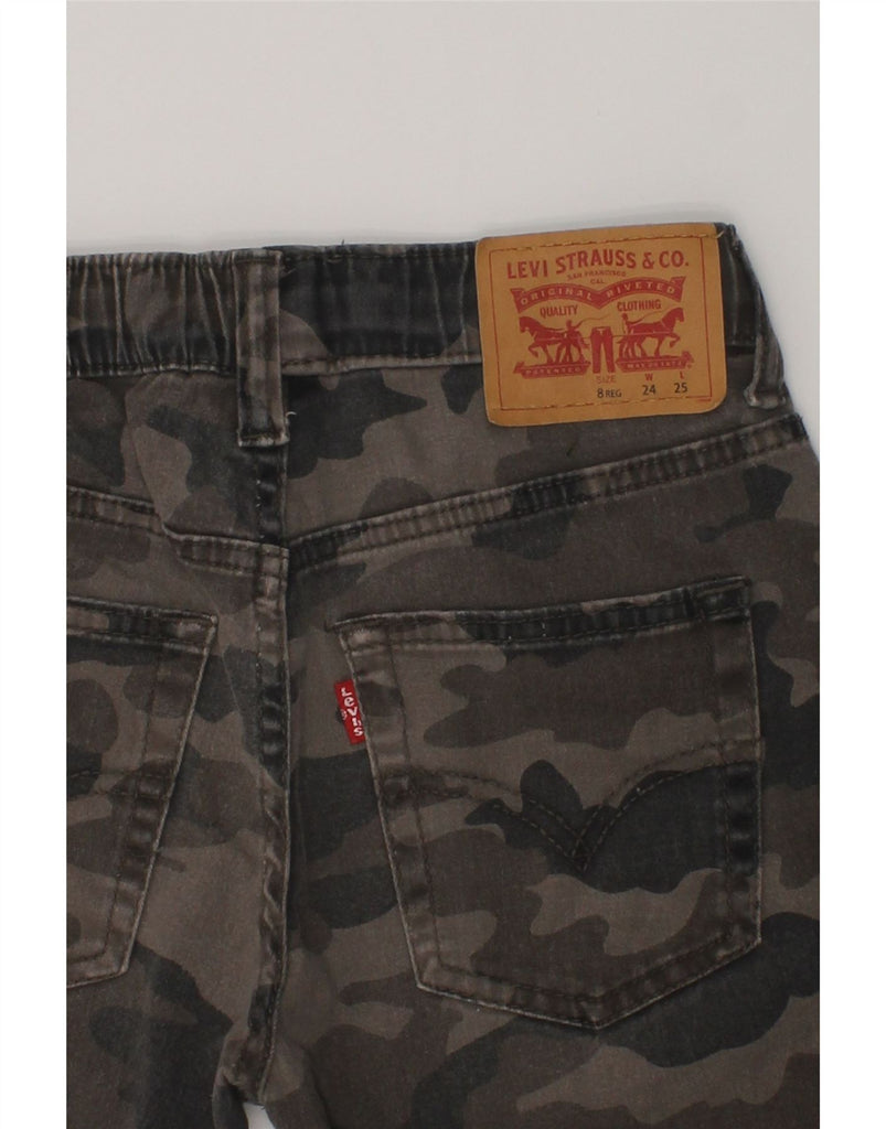 LEVI'S Boys Joggers Casual Trousers 7-8 Years W24 L25 Grey Camouflage | Vintage Levi's | Thrift | Second-Hand Levi's | Used Clothing | Messina Hembry 