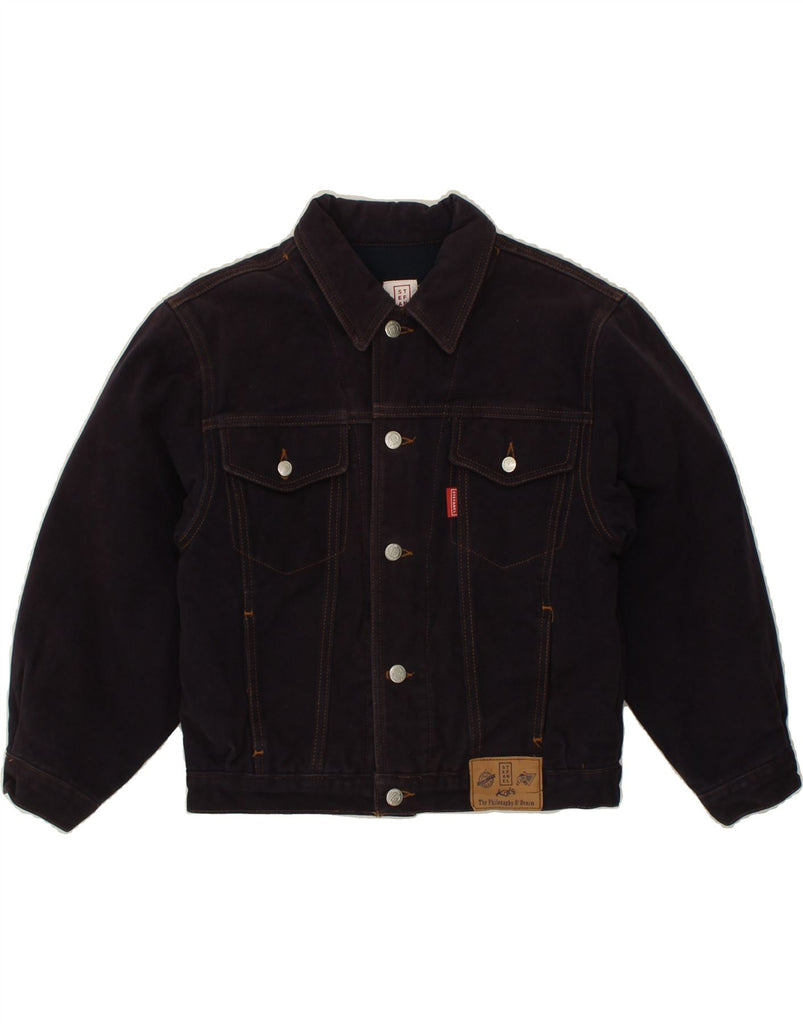 STEFANEL Boys Denim Jacket 9-10 Years Purple Cotton | Vintage Stefanel | Thrift | Second-Hand Stefanel | Used Clothing | Messina Hembry 