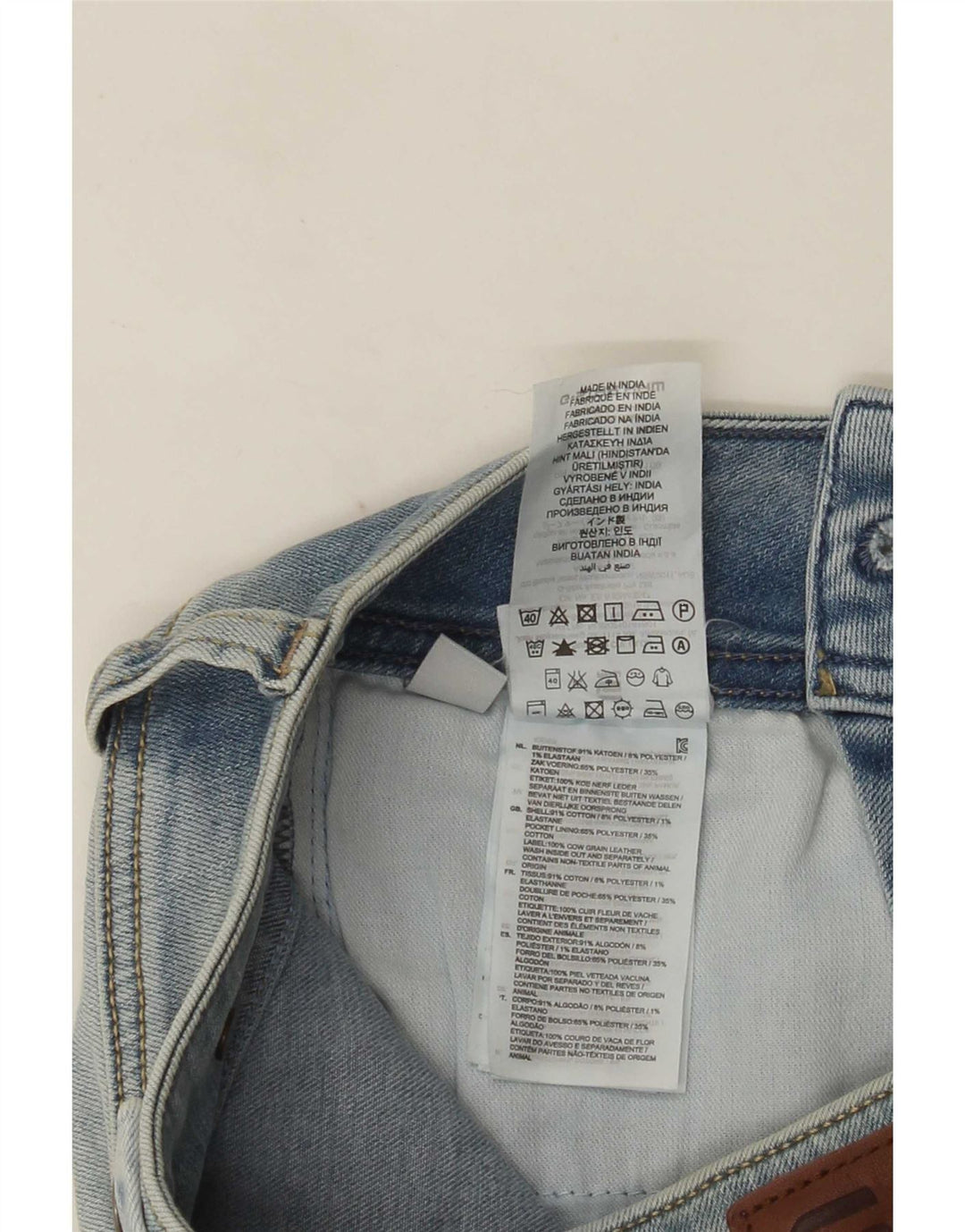 G-Star Mens Bootcut Jeans W27 L30 Blue Cotton