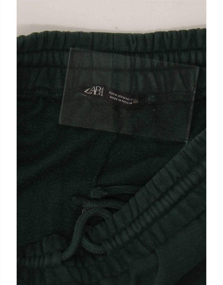 Zara Mens Tracksuit Trousers Joggers Medium Green