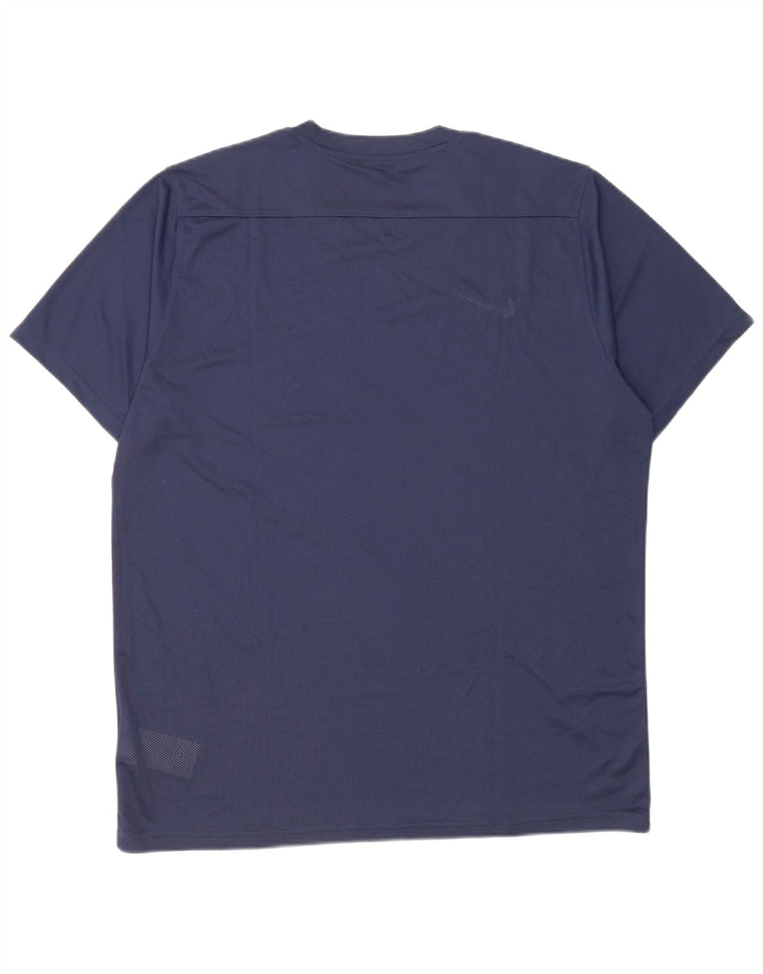 Nike Mens Dri Fit T-Shirt Top 2XL Navy Blue Polyester