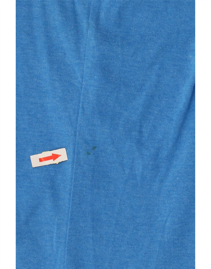 ADIDAS Mens Graphic Vest Top Medium Blue Polyester