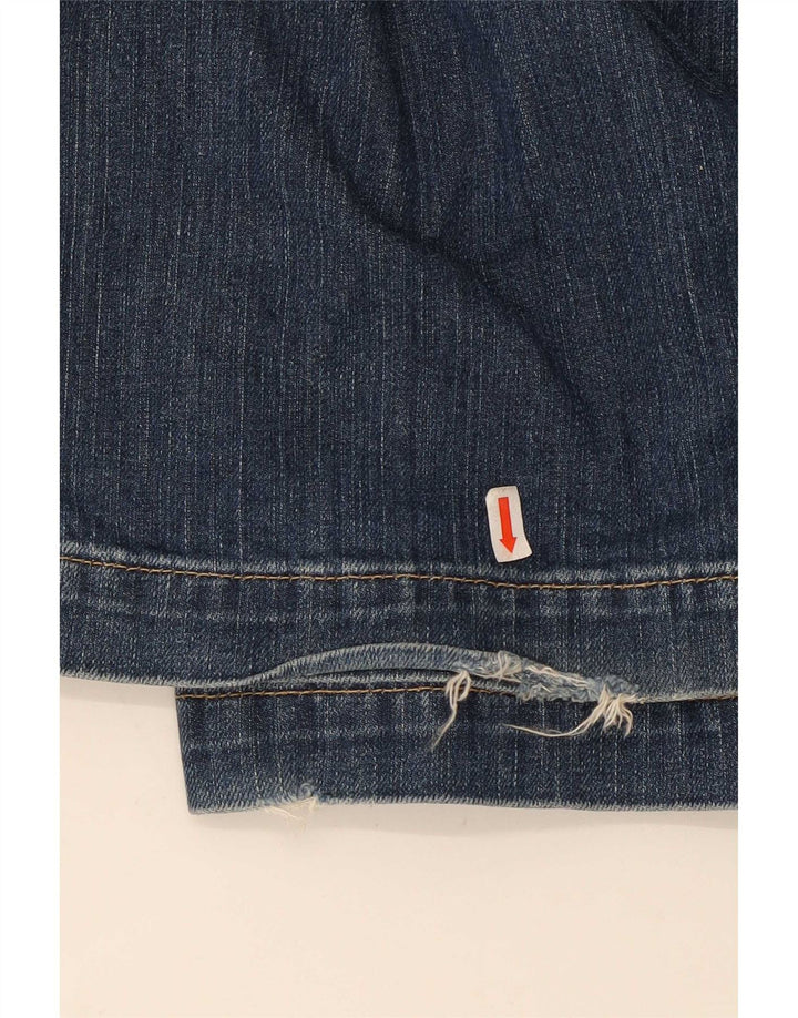 Gap Womens Long and Lean Flared Jeans US 8 Medium W30 L32 Navy Blue Cotton