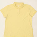 L.L.BEAN Womens Polo Shirt UK 14 Medium Yellow Cotton Vintage L.L.Bean and Second-Hand L.L.Bean from Messina Hembry 