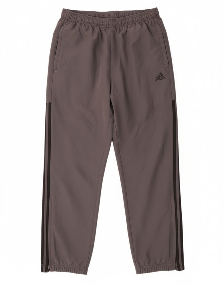 Adidas Mens Tracksuit Trousers Joggers Medium  Grey Polyester