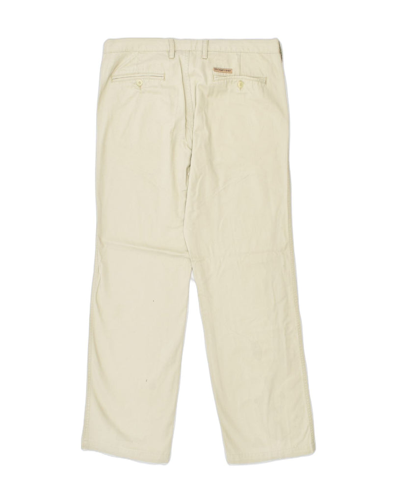 RIFLE Mens Casual Trousers W34 L31 Large Beige Cotton | Vintage | Thrift | Second-Hand | Used Clothing | Messina Hembry 