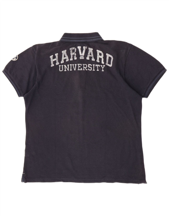 North Sails Mens Harvard Graphic Polo Shirt XL Navy Blue