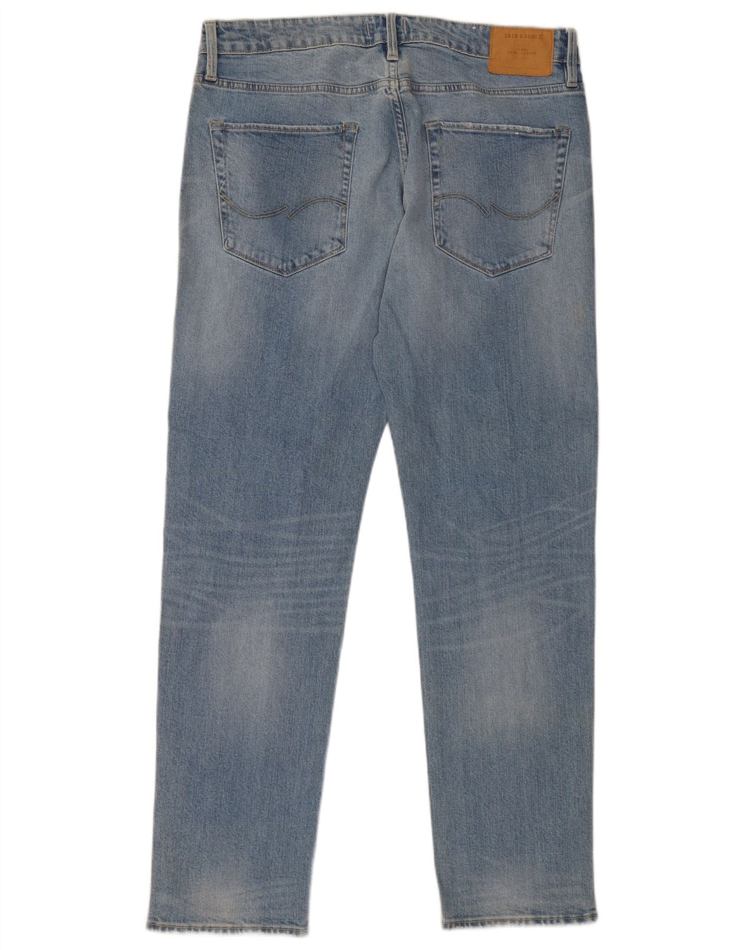 Jack & Jones Mens Slim Jeans W36 L34 Blue Cotton