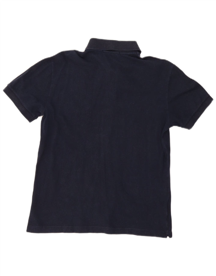 Fred Perry Mens Polo Shirt Medium Navy Blue Cotton